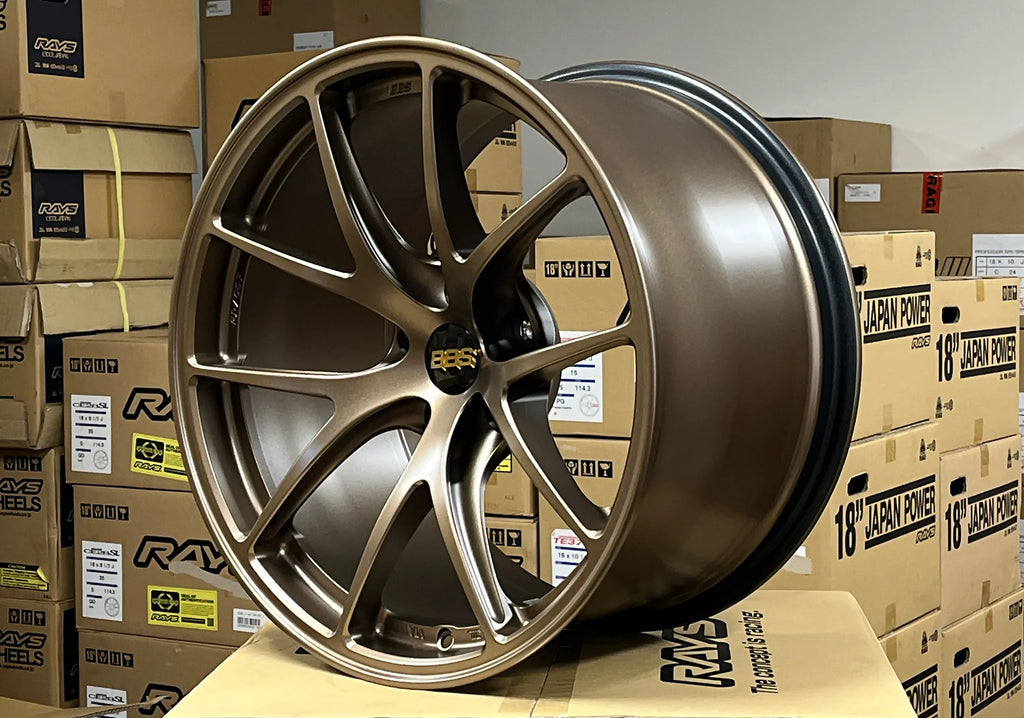 BBS RI-A - 18x9.5 +23 / 18x10.5 +37 / 5x120 - Matte Bronze (F8x M2/M3/M4  Fitment) *Set of 4*