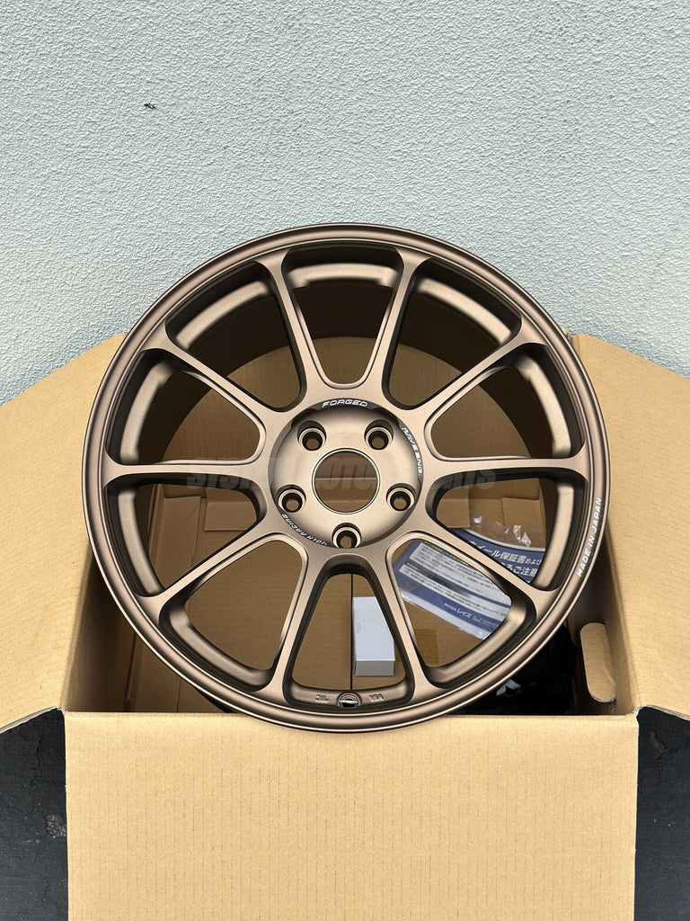 Rays Volk Racing ZE40 M-Spec - 18x9.5 / +21 / 5x114.3 - Bronze Almite *Set  of 4*