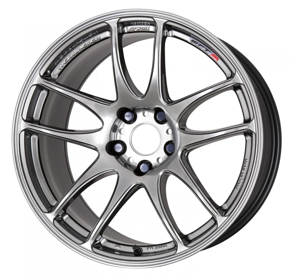 Llantas Work Emotion - aro 16x7 - 4x100 - Color negro mate