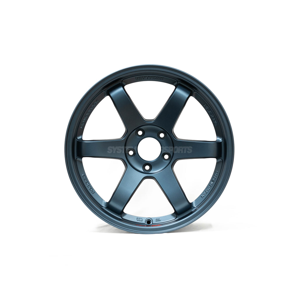 Volk Racing TE37SL - 18x10.5 / +22 / 5x114.3 - Matte Blue Gunmetal 