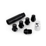 Rays 6H 19Hex Lug Nuts & Locks - M14x1.5 / Black