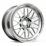 Volk Racing 21A - 18x10.5 / +22 / 5x120 - Silver / Rim DC (BMW E9x M3 Fitment) *Set of 4*