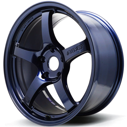 Gram Lights 57CR - 18x9.5 / +38 / 5x120 - Eternal Blue Pearl (FL5/FK8 Civic Type R + DE5 Integra Type S Fitment) *Set of 4*