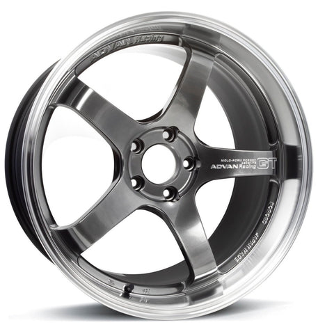 Advan Racing GT for Porsche - 19x9 / 19x12 / 5x130 - Machining & Racing Hyper Black (997 Narrowbody Fitment) *Set of 4*