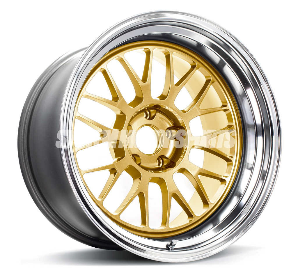 Volk Racing 21A for BMW (5x120) M2 / M3 / M4 - Gold/Rim DC (System Mot ...