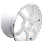 Advan RG-4 - 17x9 +35 / 17x10 +35 / 5x114.3 - Racing White Metallic & Ring *Set of 4*