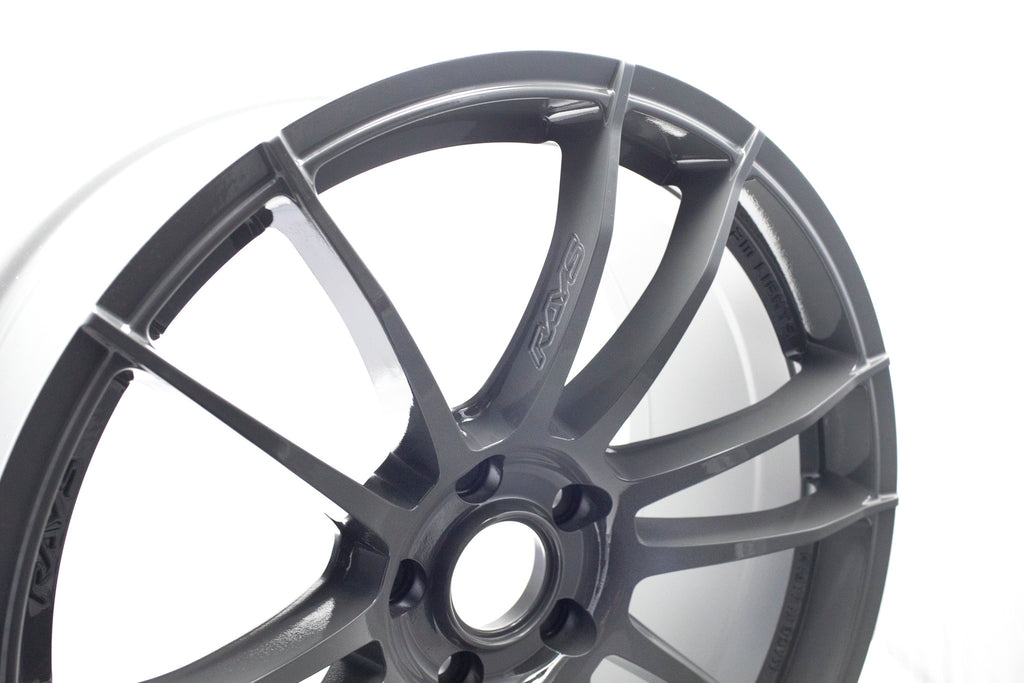 Gram Lights 57XR - 18x9.5 / +38 / 5x120 - Gloss Grey (FL5/FK8 Civic Ty ...