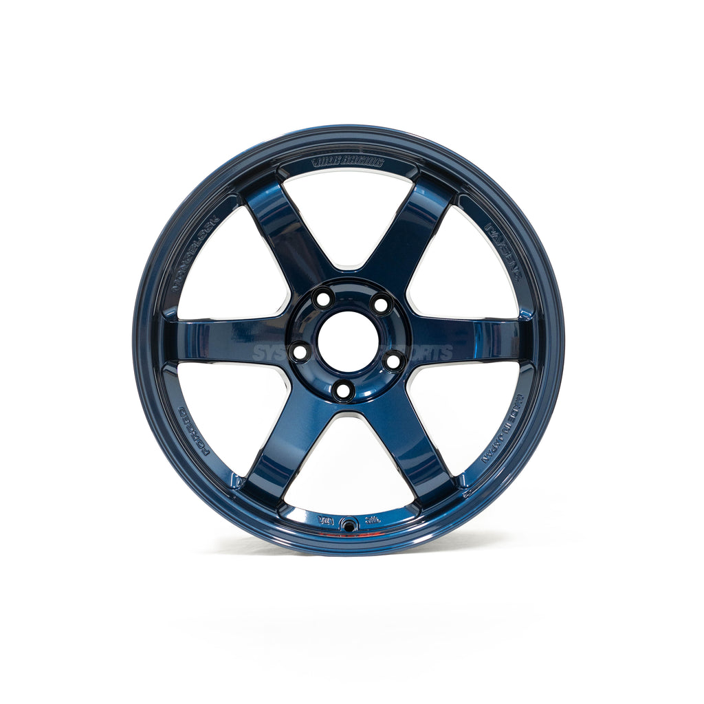 Volk Racing TE37SL - 18x10.5 / +15 / 5x114.3 - Mag Blue *Set Of 4 ...