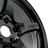 Gram Lights 57CR - 18x9.5 / +38 / 5x120 - Glossy Black (FL5/FK8 Civic Type R Fitment) *Set of 4*