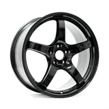 Gram Lights 57CR - 18x9.5 / +38 / 5x120 - Glossy Black (FL5/FK8 Civic Type R Fitment) *Set of 4*