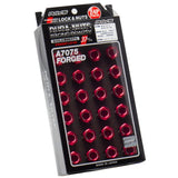 Rays Dura-Nut 6H L37 Lug Nuts & Locks - M12x1.25 / Red