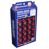 Rays Dura-Nut L42 Lug Nuts & Locks - 14x1.5 / Red