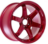 Volk Racing TE37SL - 18x10 / +30 / 5x114.3 - Hyper Red *Set of 4*