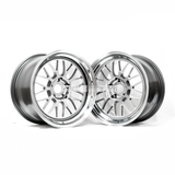 Volk Racing 21A - 18x10.5 / +22 / 5x120 - Silver / Rim DC (BMW E9x M3 Fitment) *Set of 4*