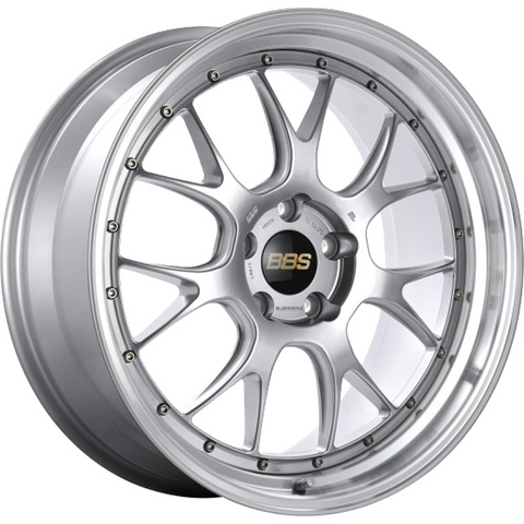 BBS LM-R - 19x9.5 / 5x114.3 - Diamond Silver w/ Diamond Cut Rim (Tesla Model 3/Y Fitment) *Set of 4*