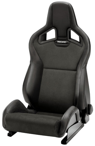 RECARO Sportster CS - Black Vinyl / Black Suede