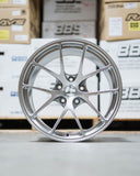 BBS RI-A - 18x10.5 / +25 / 5x120 - Diamond Silver (Aggressive E9x M3 Fitment) *Set of 4*